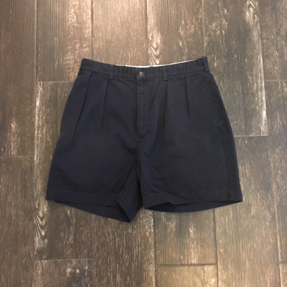 Ralph Lauren Navy Chino Polo Shorts. Sz 35.